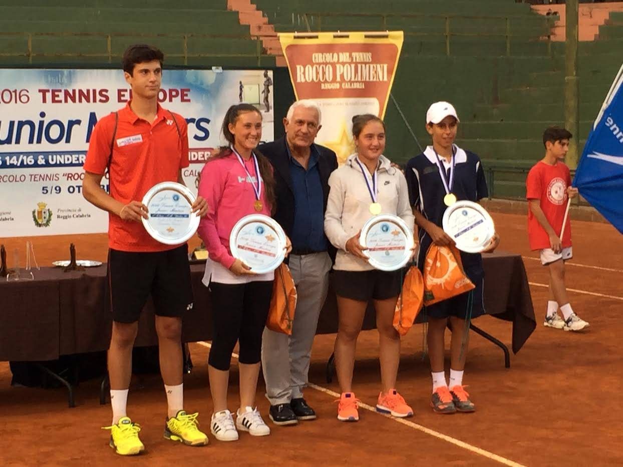 Si è concluso il “Tennis europe junior masters”  2016