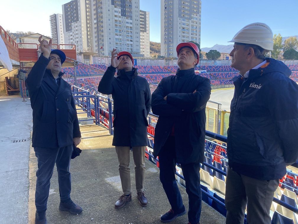 Stadio San Vito-Marulla, aperto il cantiere per la messa in sicurezza della tribuna Rao