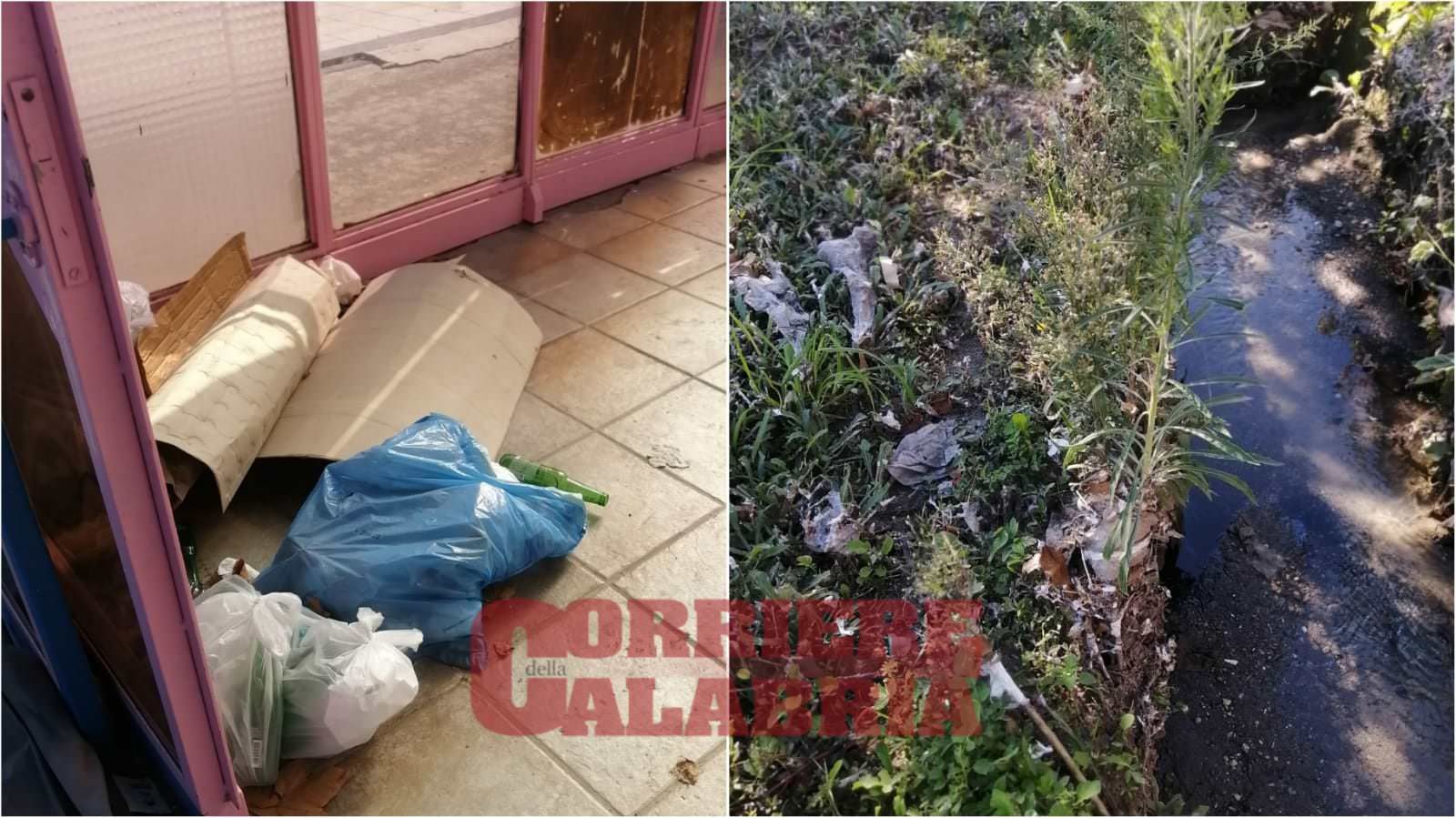 Lamezia, Sos Covid e sanità. All'ospedale pazienti "accolti" da degrado e rifiuti – VIDEO E FOTO