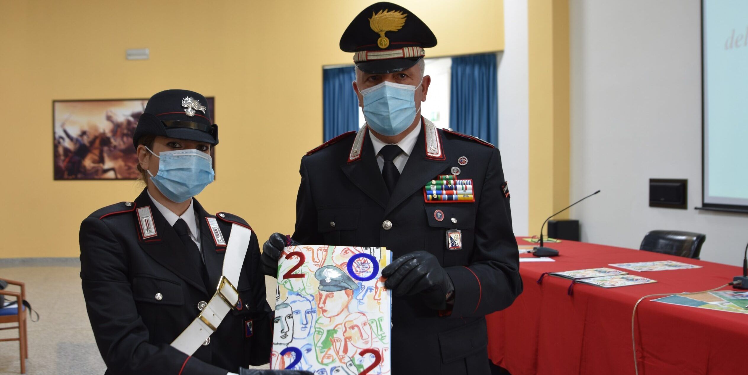 A 200 anni dalla nascita del Regolamento dell’Arma è stato presentato il calendario 2022