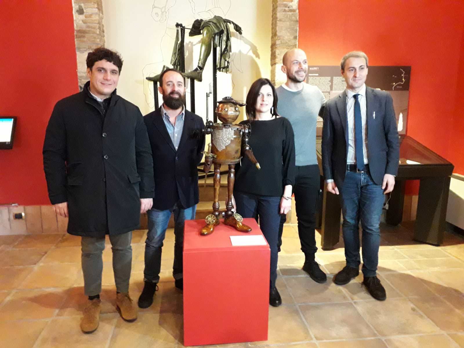 Il robot “Italo” di Massimo Sirelli “custode” del March di Catanzaro