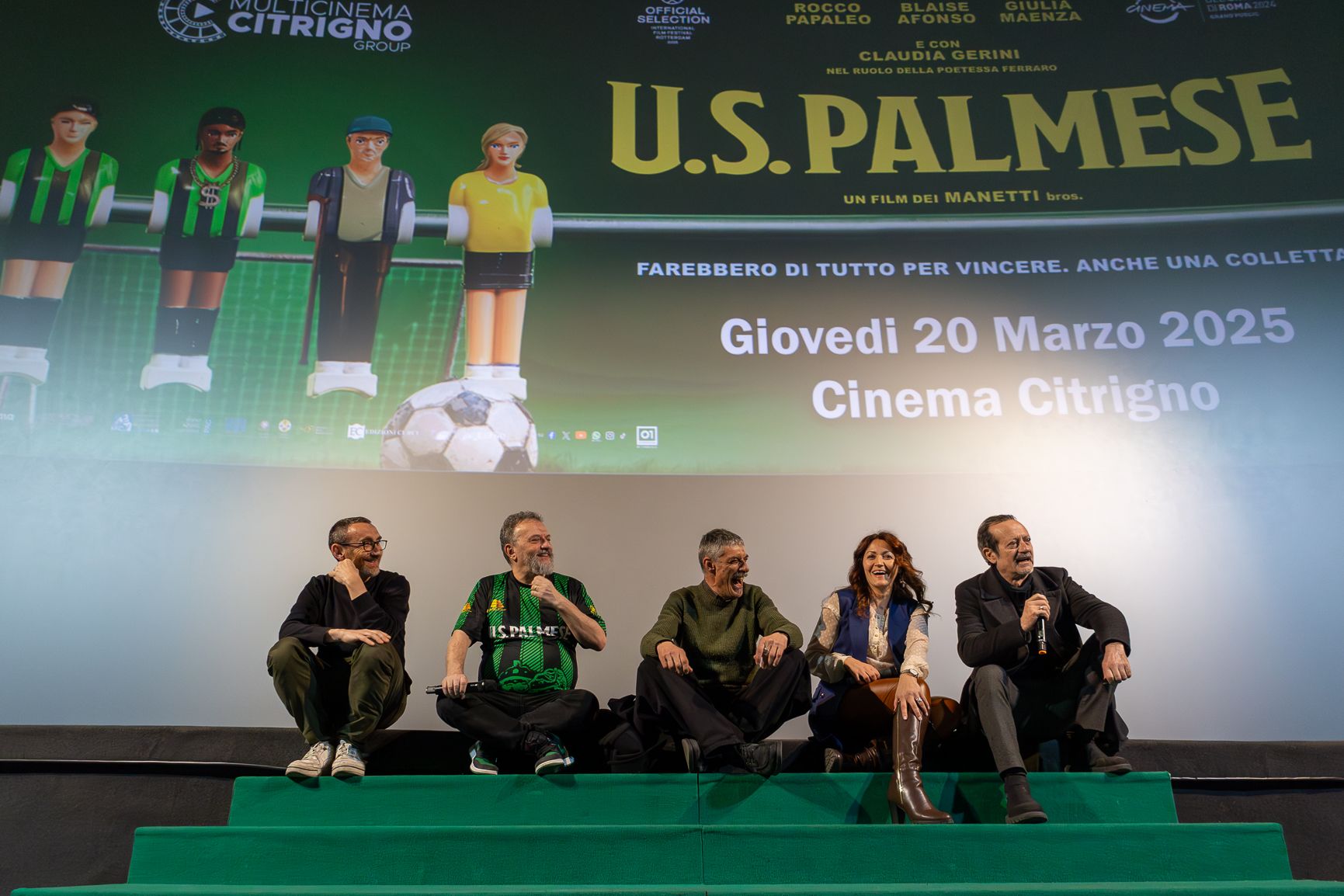 Cosenza, cinema Citrigno sold out per Us Palmese – VIDEO