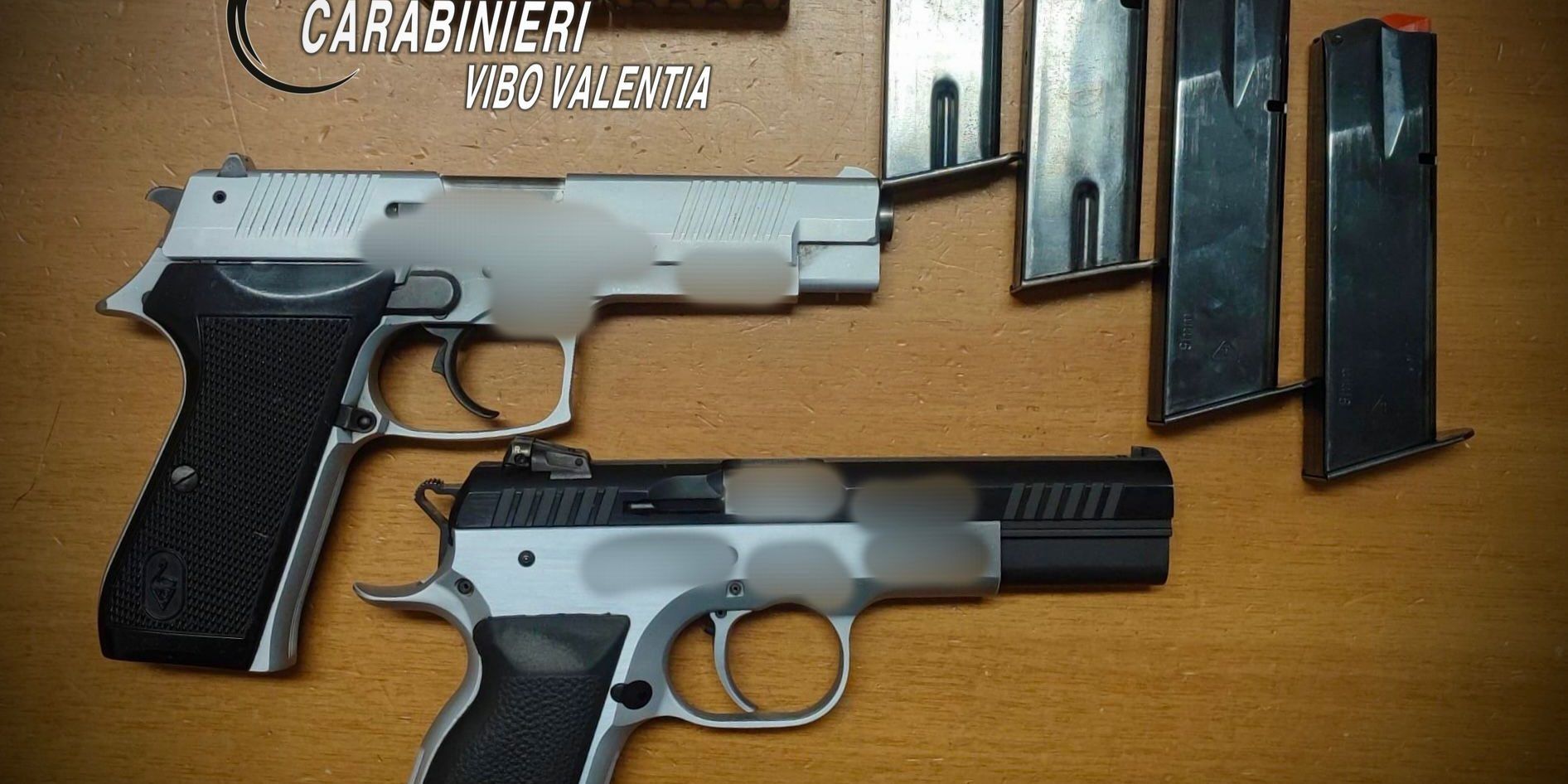 Blitz dei carabinieri nel Vibonese: sequestrate pistole e coltelli, numerose denunce