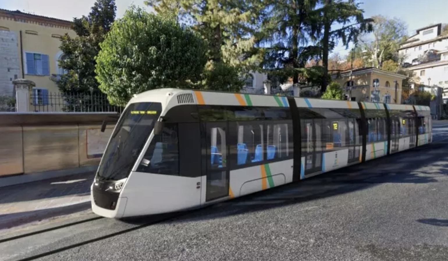 I nuovi tram di Brescia prodotti nella Hitachi a Reggio Calabria