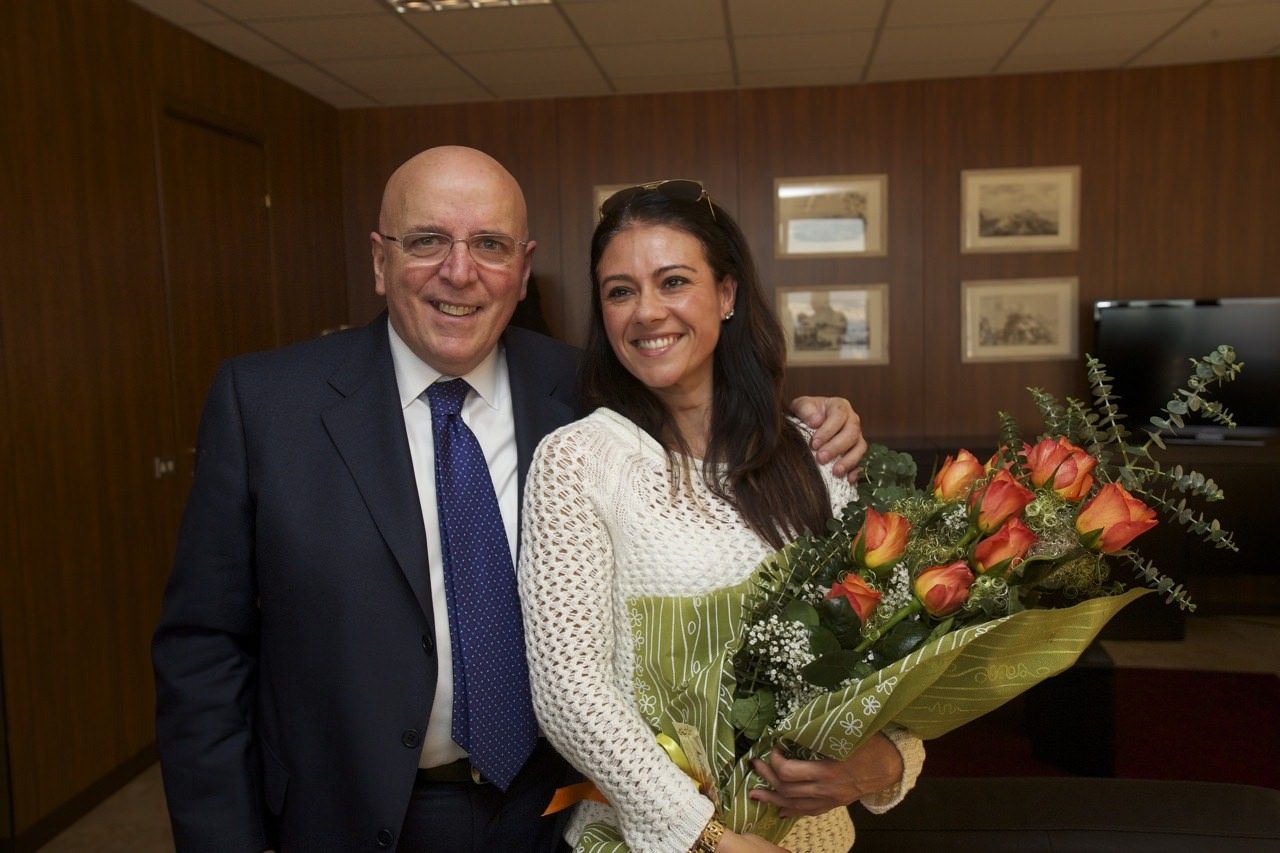 Il presidente Oliverio ha ricevuto Giusy Versace