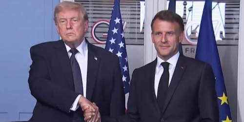 trump macron g7