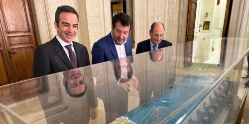 occhiuto-salvini-schifani-ponte