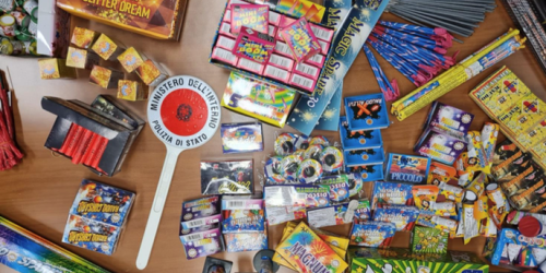 sequestro articoli pirotecnici illegali cosenza
