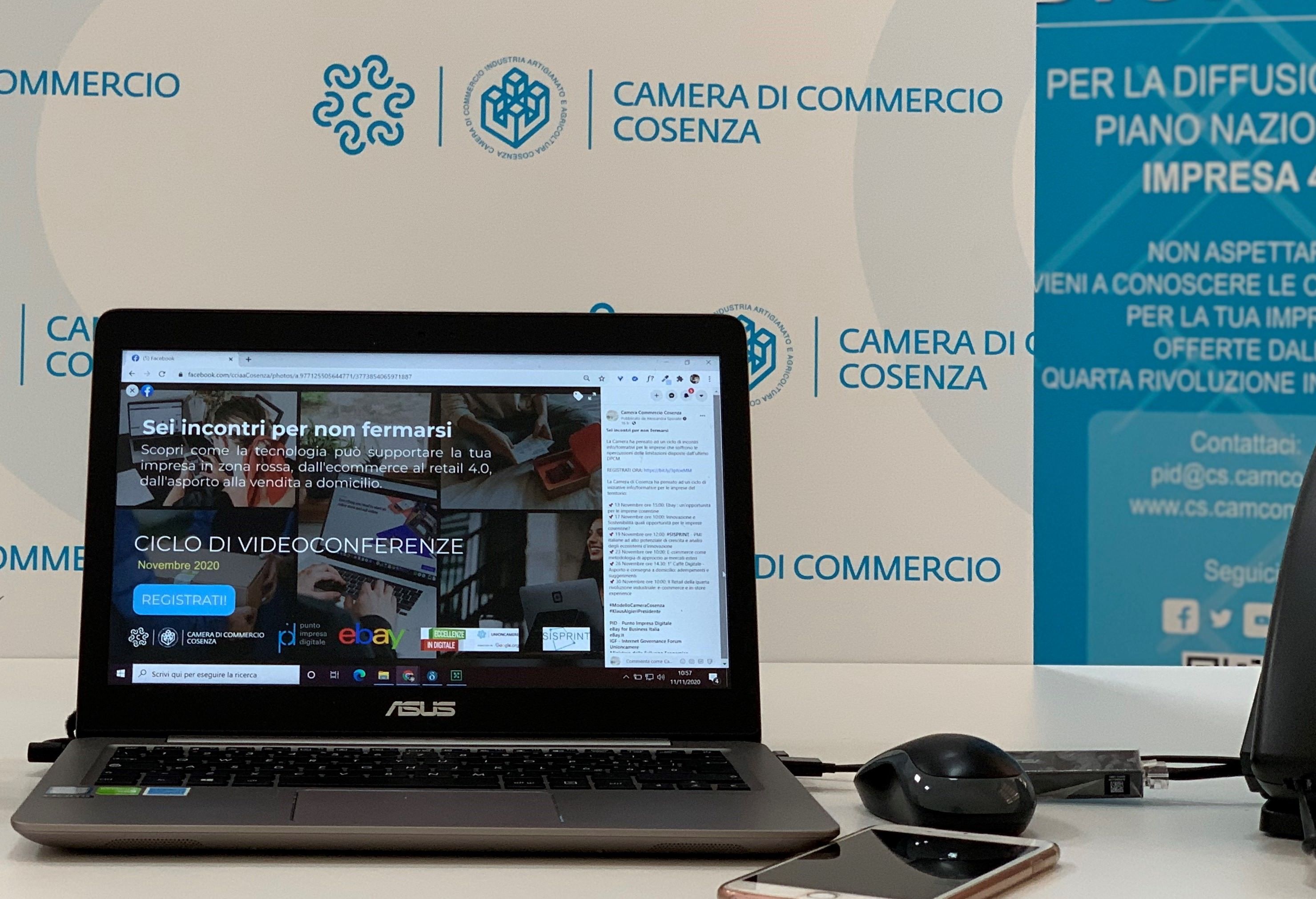 La Camera di Commercio di Cosenza a supporto delle imprese in zona rossa