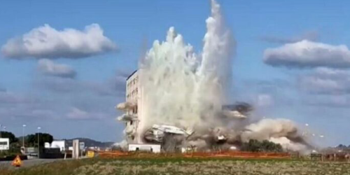 demolizione Palazzo Mangeruca