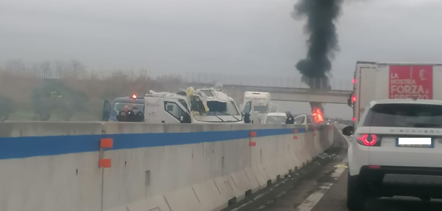 Portavalori assaltato, due fermi