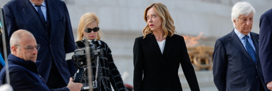 Meloni: «La fine del fascismo pose le basi per la democrazia»