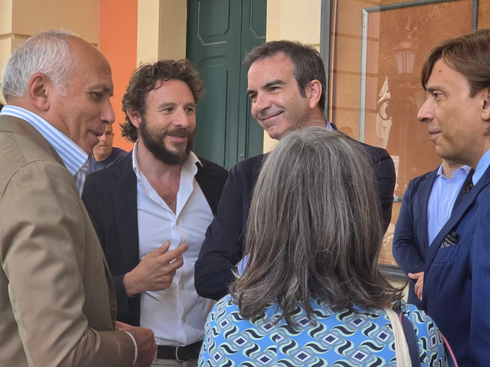 Cosenza, prima del Radio 2 Live il sindaco Caruso incontra il Presidente della Regione Roberto Occhiuto e i vertici Rai