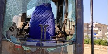 Schiavonea, distrutti i mezzi dell’azienda del presidente Ance Calabria Rugna – FOTO