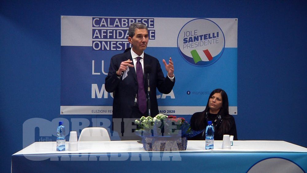 Turismo, aeroporto e cinema, Santelli apre la campagna elettorale di Muraca – VIDEO