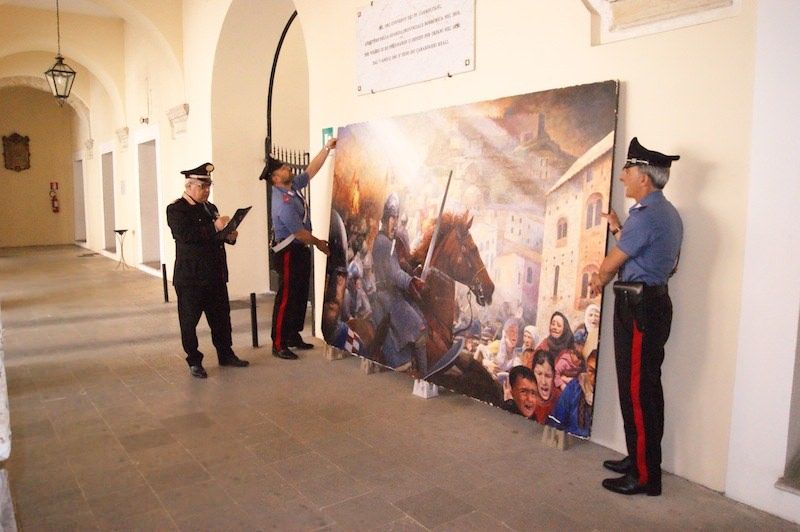 Cosenza, recuperata opera d'arte trafugata