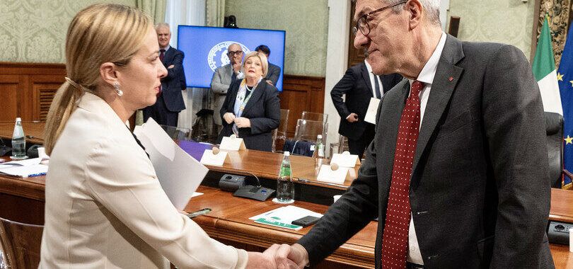 Meloni ai sindacati: collaborazione e non contrapposizione