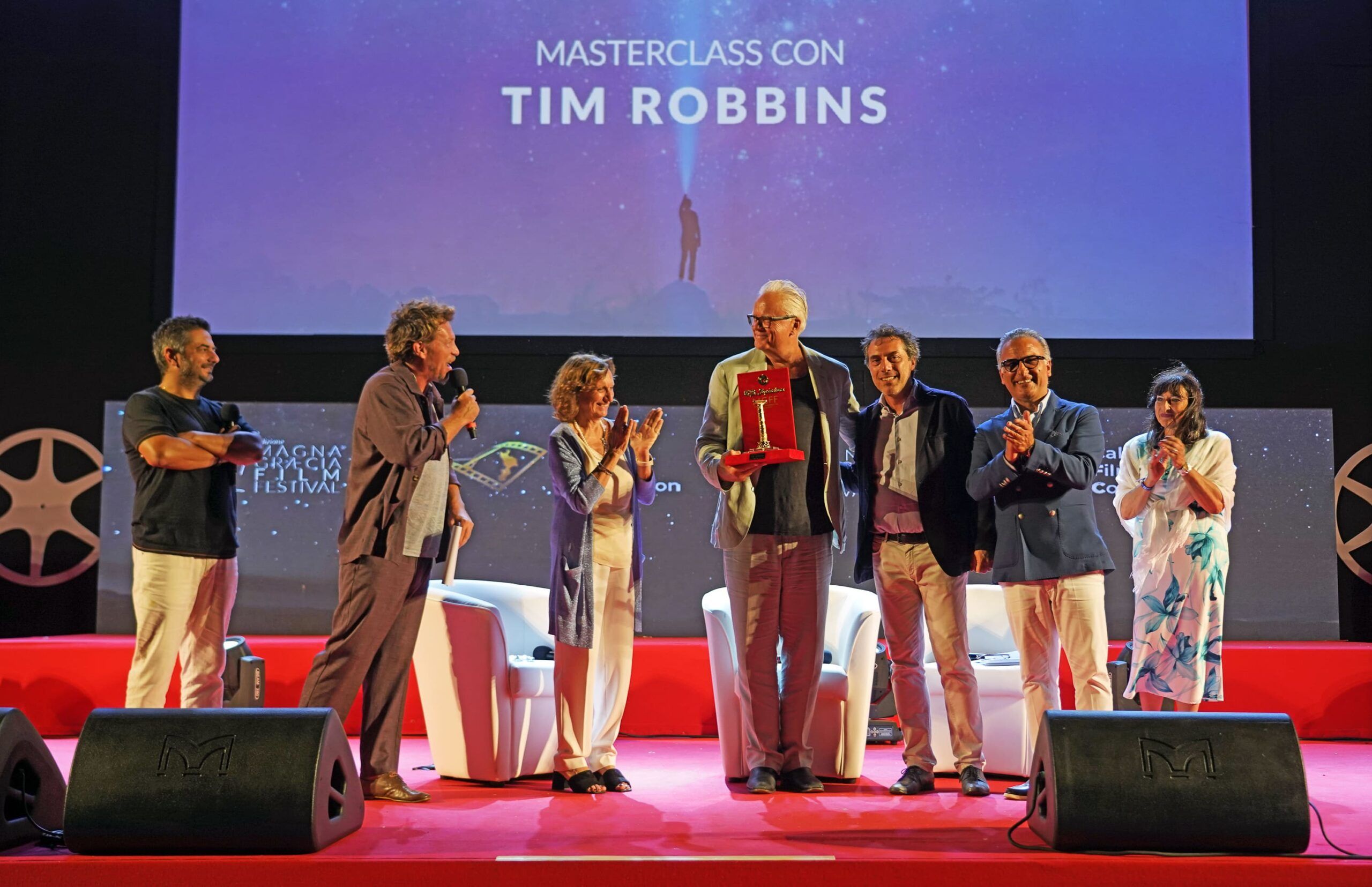 Mgff, colonna d’oro a Tim Robbins in concerto stasera all’Arena Porto di Catanzaro