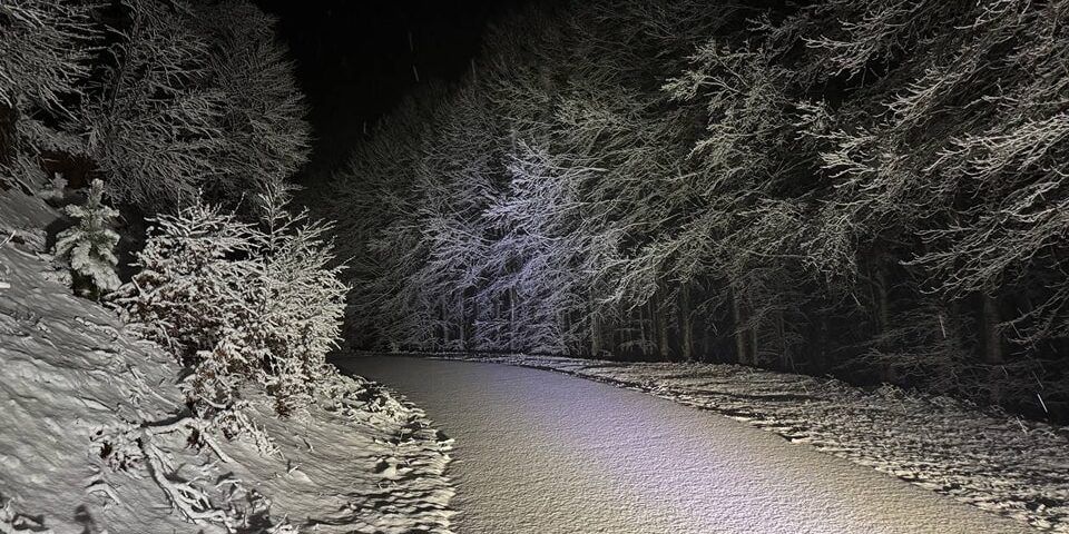 L’arrivo della “goccia fredda” anche in Calabria: nella notte prima neve sulla Sila