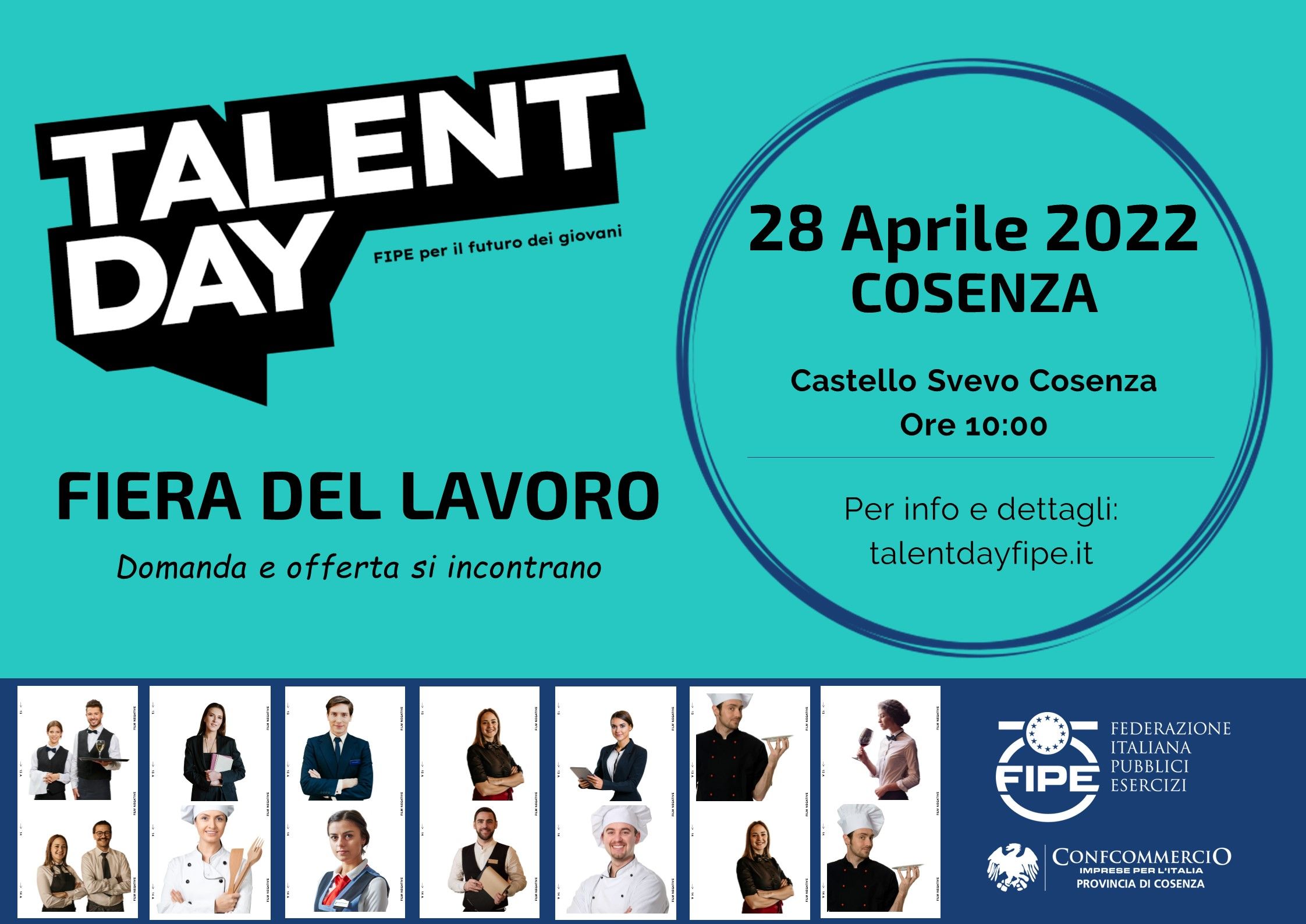 Occupazione nella ristorazione, a Cosenza il Talent day Fipe