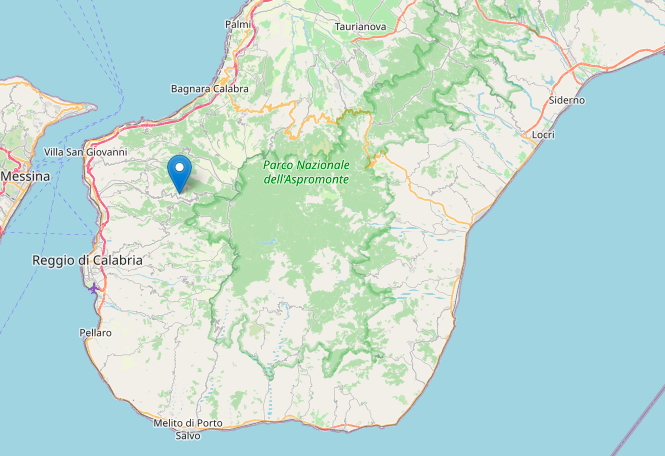 Trema la terra nel Reggino: avvertita scossa di terremoto di magnitudo 3.0