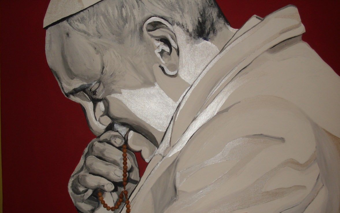 Artista catanzarese fa dono di un ritratto al Papa