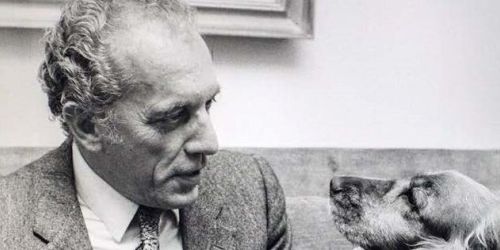 Berto con il suo cane Cocai