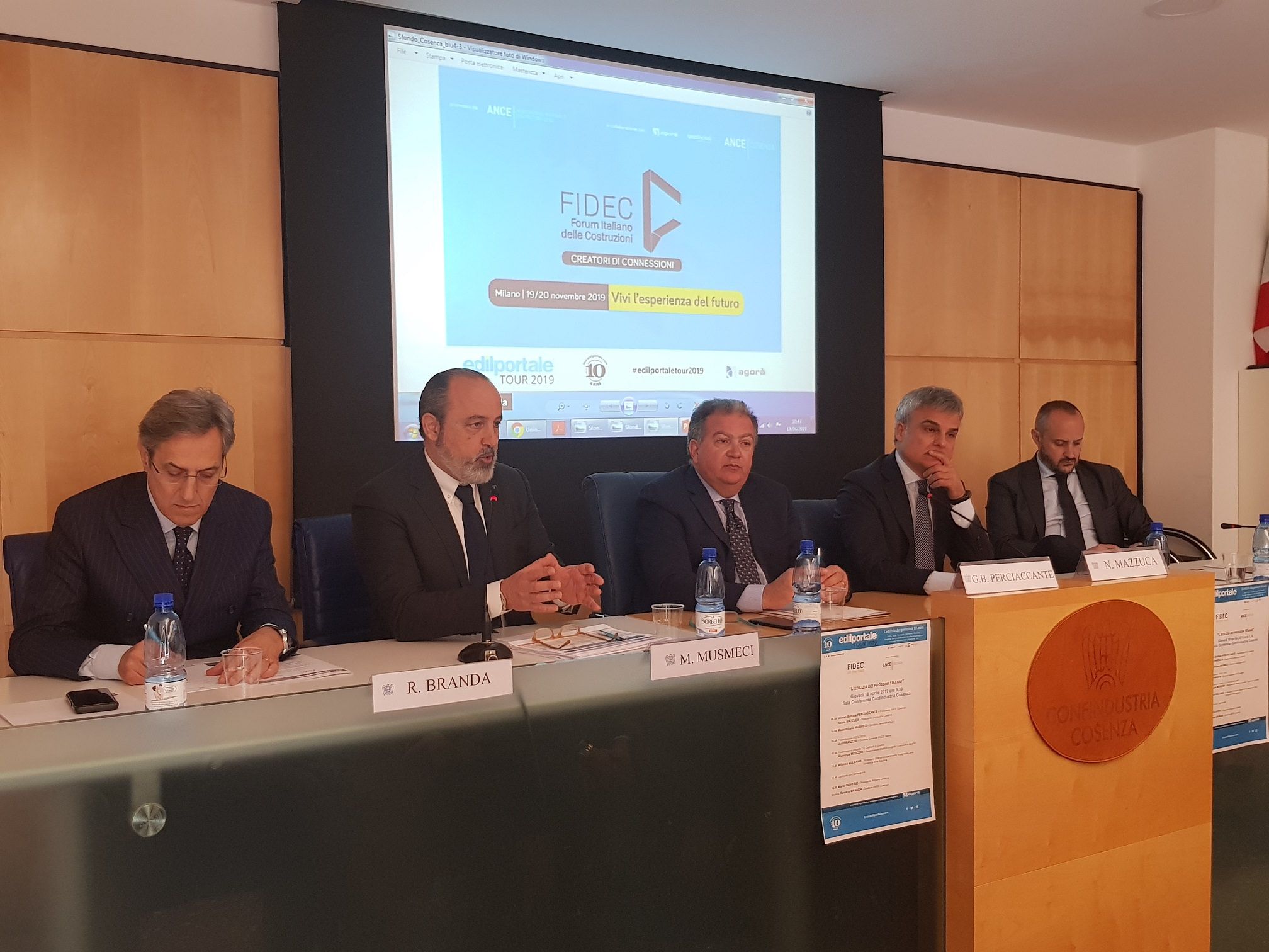 La filiera dell'edilizia fa quadrato a Cosenza
