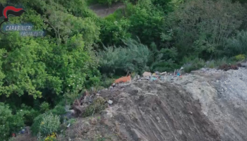 Scoperta discarica abusiva nel Vibonese, i rifiuti rischiavano di cadere nel torrente – VIDEO