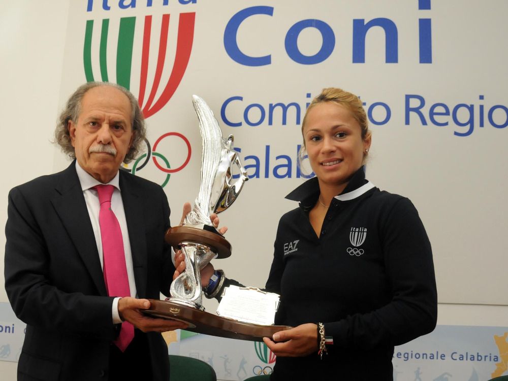 Il Coni calabrese premia l`olimpica Forciniti