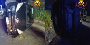 Incidente autonomo a Zungri: auto si ribalta, conducente e passeggeri illesi
