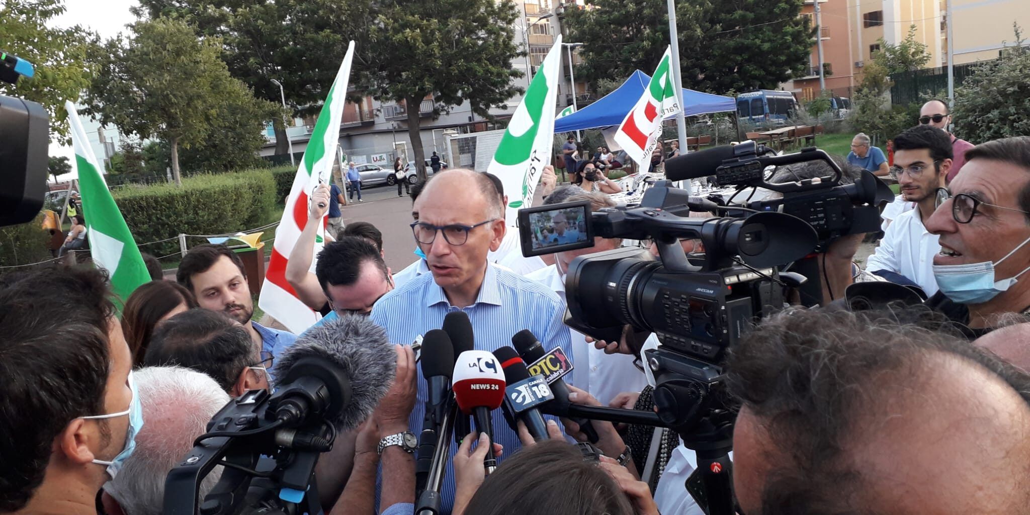 Letta: «Da Franz Caruso ripartirà la nostra riscossa»