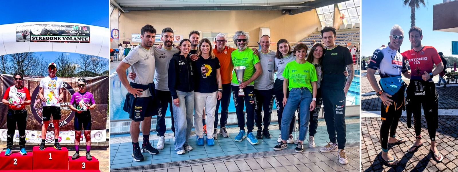 Una domenica di sport per gli Anzianotti tra nuoto, ciclismo e l’esordio della squadra di Triathlon