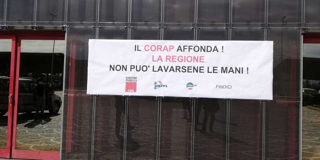Corap, i sindacati proclamano lo stato di agitazione: incertezze sulla sorte dei 74 dipendenti