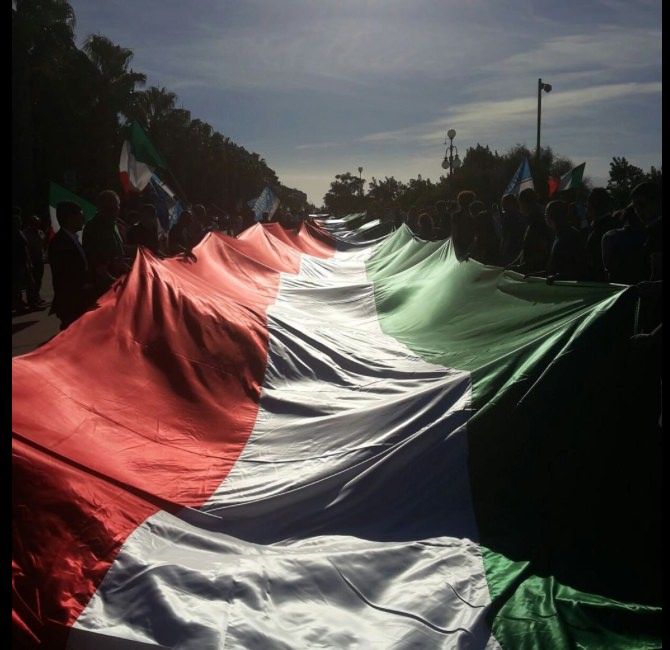 Fdi-An, a Reggio manifestazione contro l'operazione "Mare nostrum"