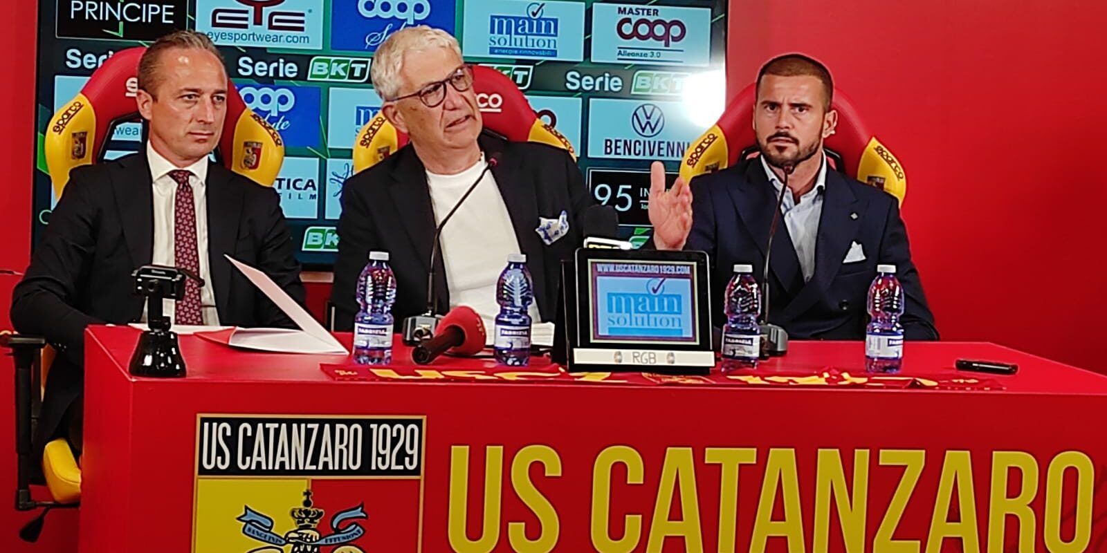 Catanzaro, Noto annuncia Caserta: «Con Polito si ricostruiamo una coppia vincente»