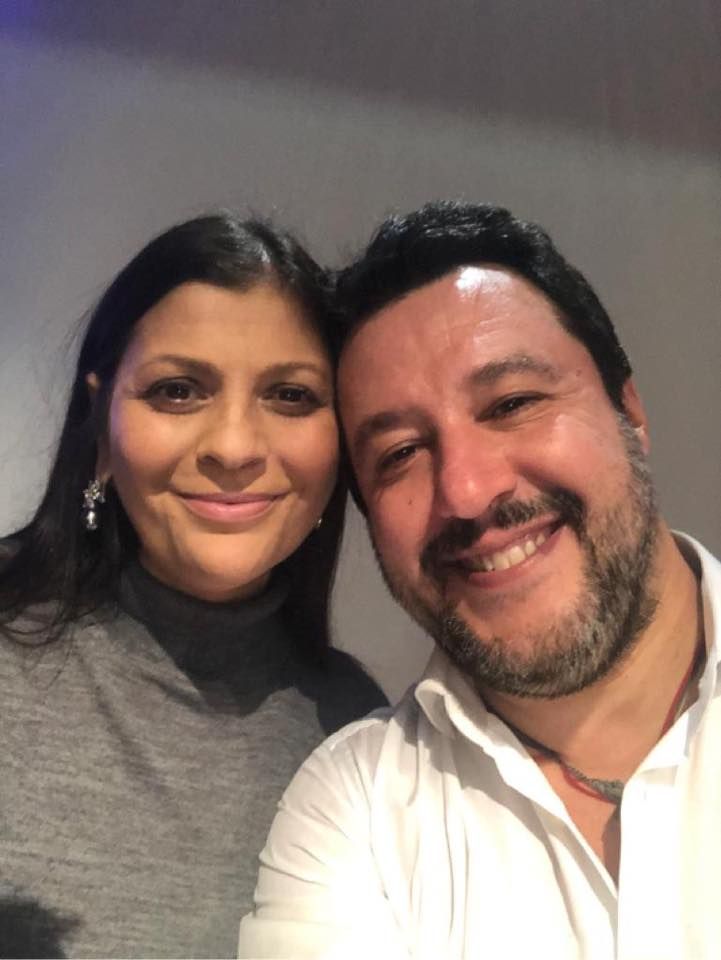 La Santelli al primo “selfie” con Salvini: «Ora svolta con Roma»