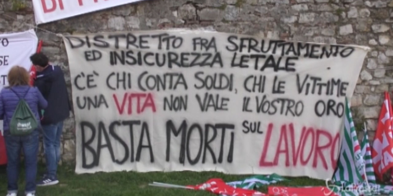 Morti sul lavoro, la madre di Luana D’Orazio: «Oggi non è una festa»