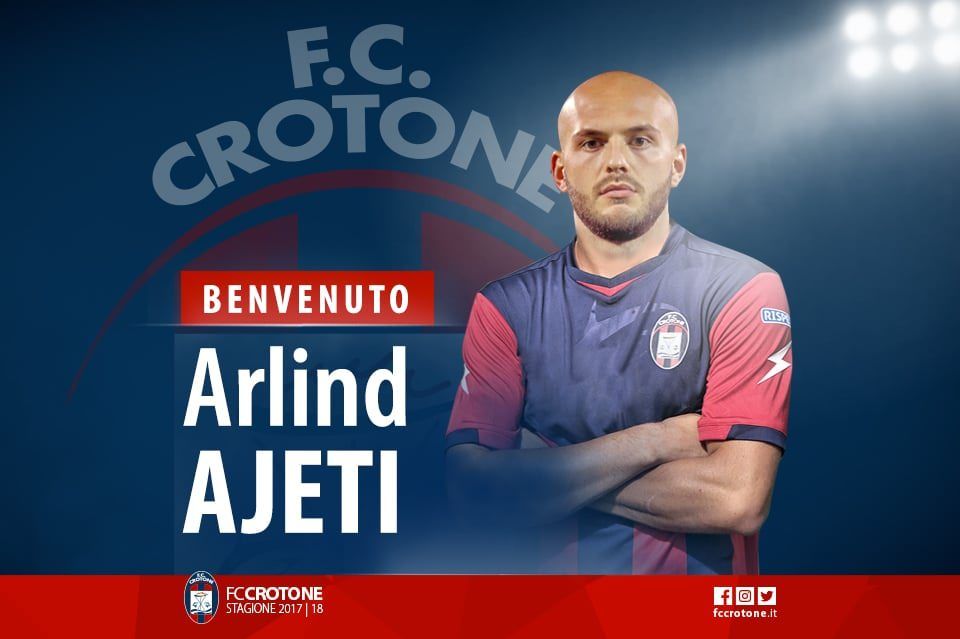 Crotone, Ajeti è il rinforzo per la difesa
