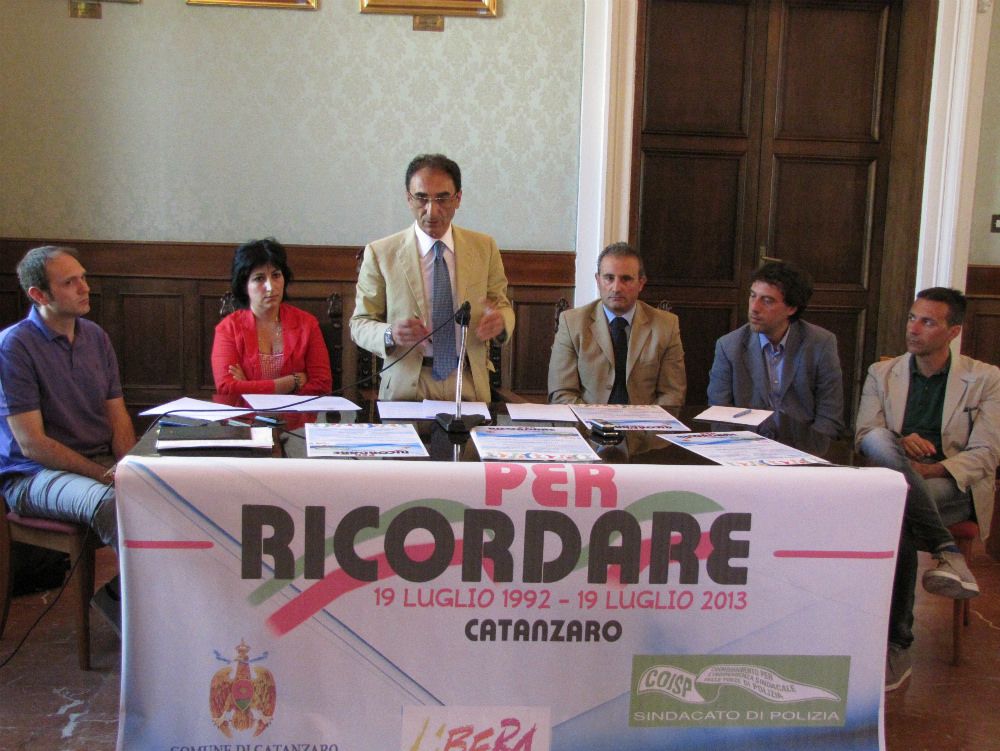 Catanzaro ricorda la strage di via D`Amelio