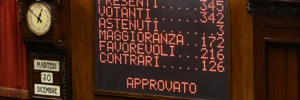 Via libera alla manovra, il governo incassa l’ok della Camera