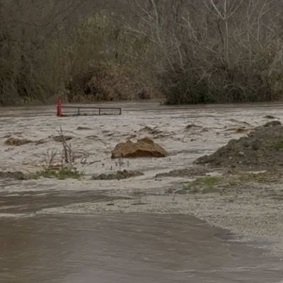 Bisignano colpita dal maltempo, preoccupa il fiume Crati. Il Comune: «Massima prudenza»