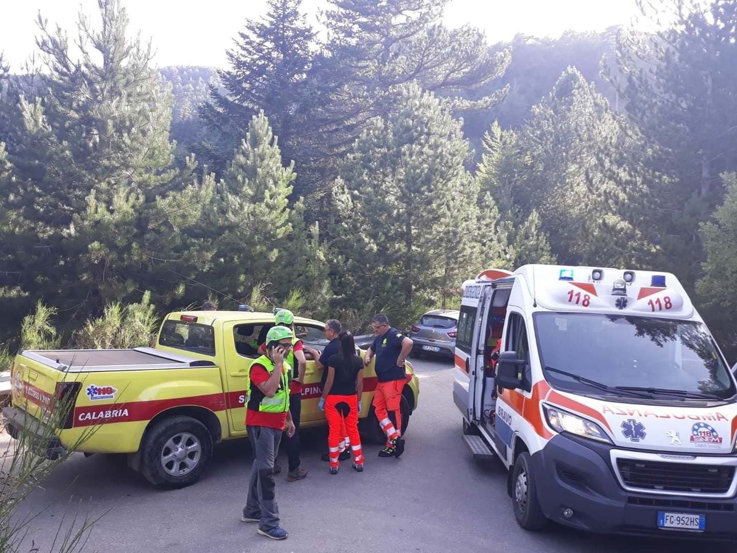Gambarie, escursionista soccorso alle cascate Maesano