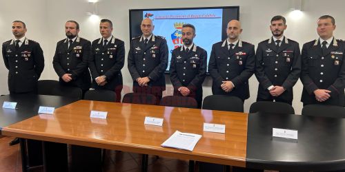 Carabinieri Reggio nuovi ufficiali