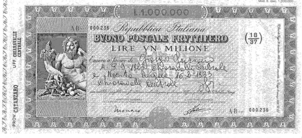 Scoprono vecchi buoni postali. «Valgono 70mila euro»