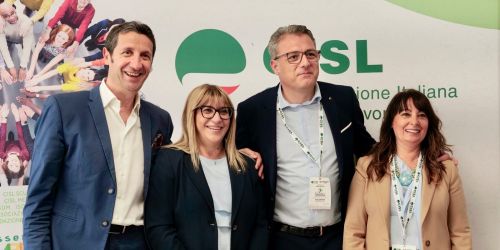 Segreteria CISL Calabria con Segretaria Generale Daniela Fumarola