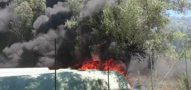 Incendio nel depuratore consortile di Gioia Tauro – VIDEO