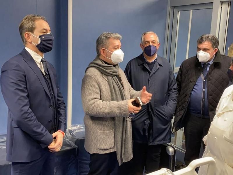 Spirlì in visita al Santurio e all'ospedale di Paola. «Qui nel nome di Jole»
