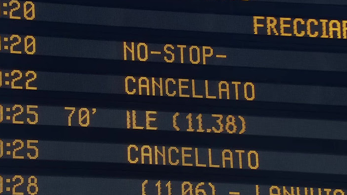 Sciopero dei treni per il 2 e 3 ottobre: rischio cancellazioni e ritardi