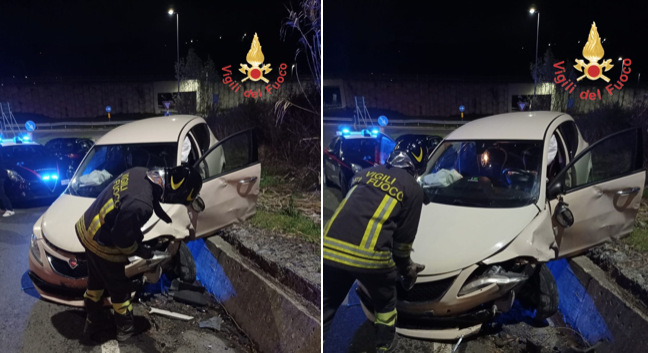 Perde il controllo sulla Trasversale delle Serre: ferito e trasportato in ospedale